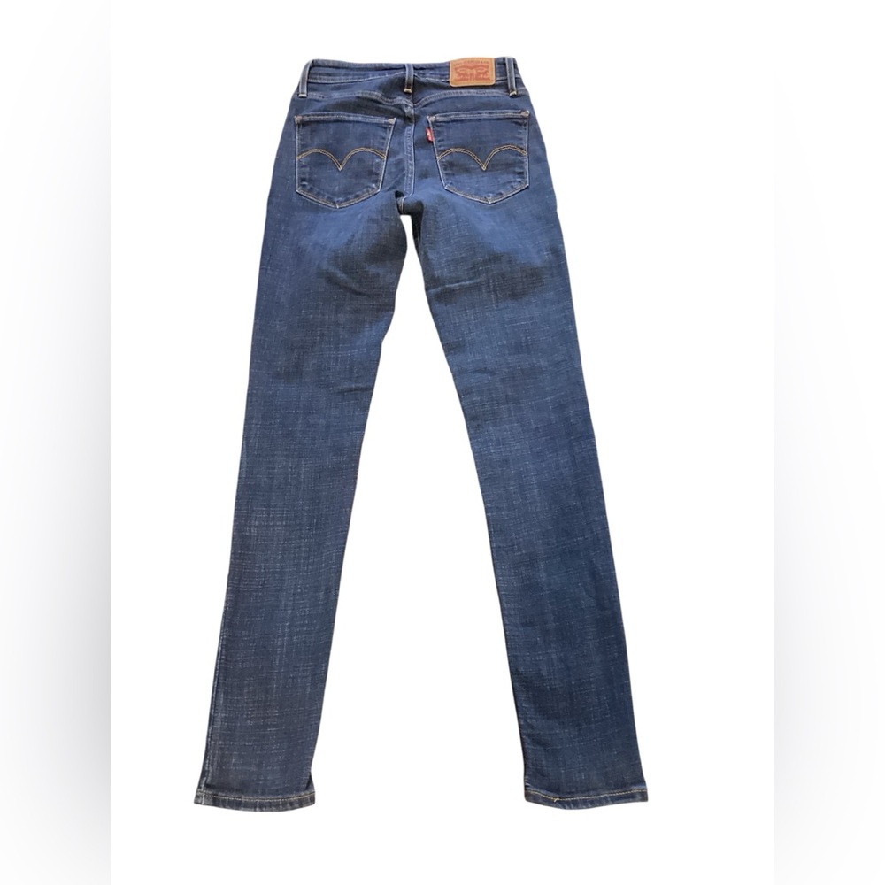 Women's Levi Strauss 721 | High Rise Skinny Denim Jean Size 26 Dark Wash